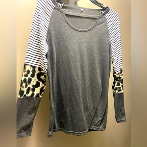 Multi print long sleeve